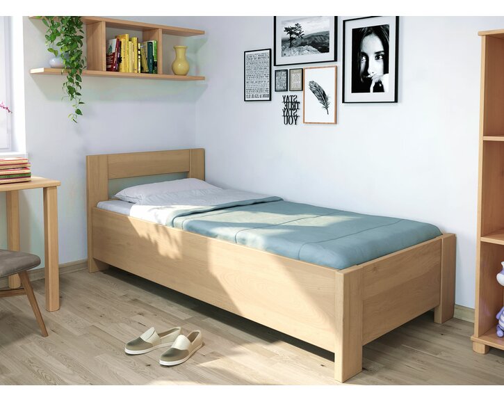 Pohled - postel jednolůžko Ela