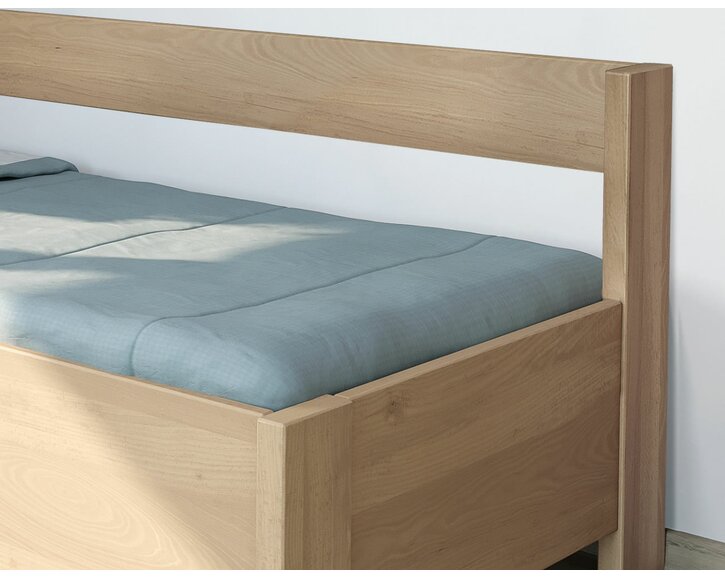 Zaoblení - postel jednolůžko Ela bez čel