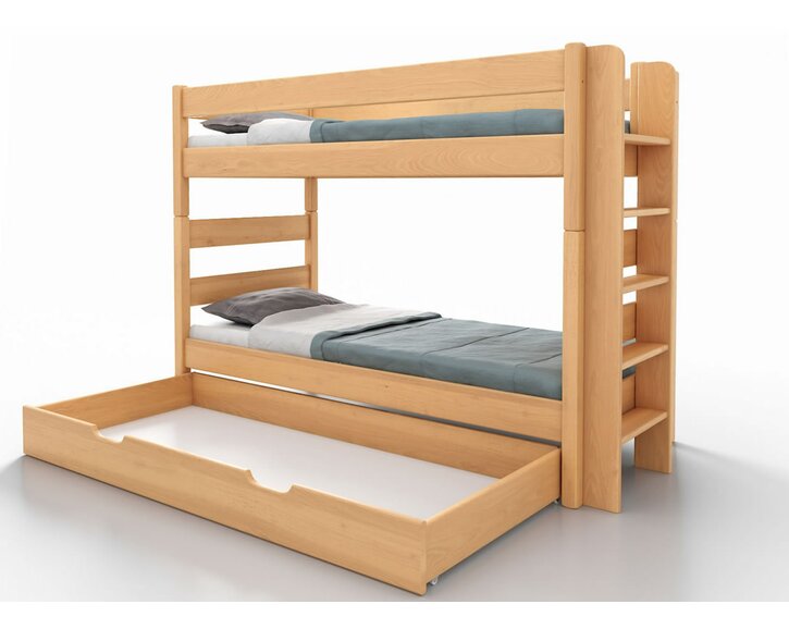 Poschoďová postel pro 2 děti JUNIOR 3, PRAVÁ,