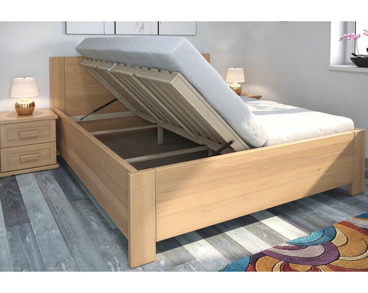 Postel Ivana - detail čela