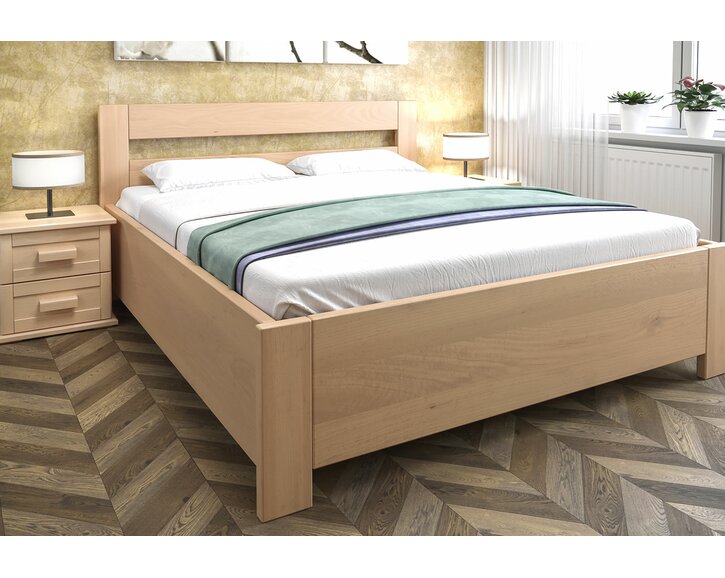 Rošty - dvoulůžko s úložným prostorem Romana