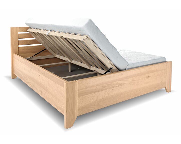 Zaoblení - postel s úložným prostorem Vanda