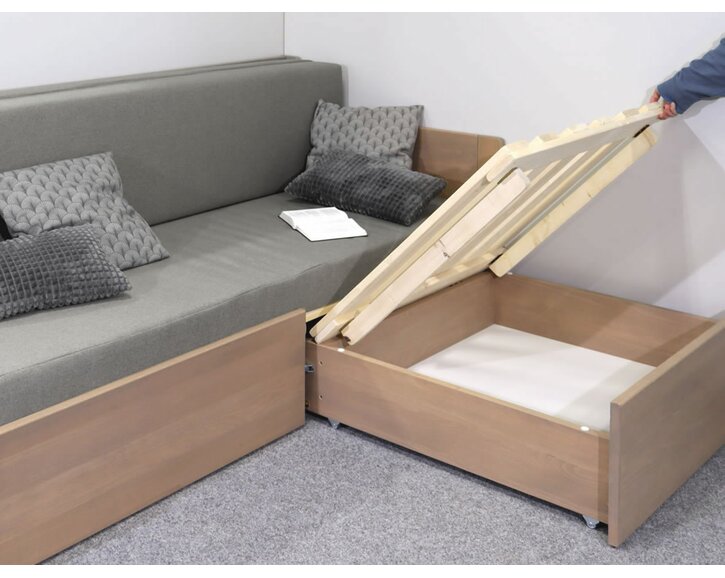 Rozkládací postel Fuego s čely