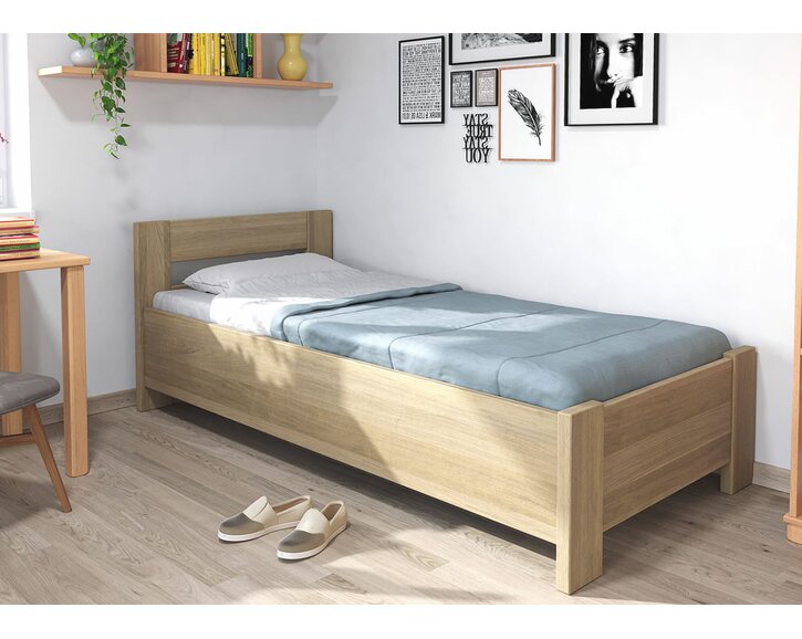 Pohled - postel jednolůžko Ela