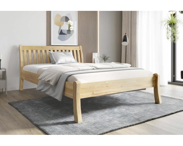 Dřevěná postel Nordica, 180x200cm, masiv borovice Dřevěná postel Nordica, 180x200cm, masiv borovice