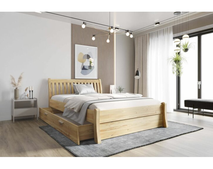 Dřevěná postel Nordica Dřevěná postel Nordica