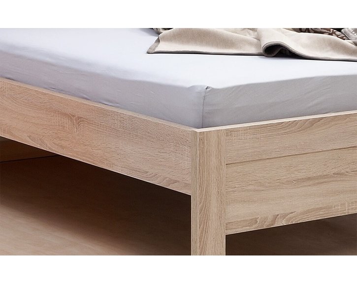 Postel jednolůžko KARLO, lamino, 140 x 200 cm - LP07