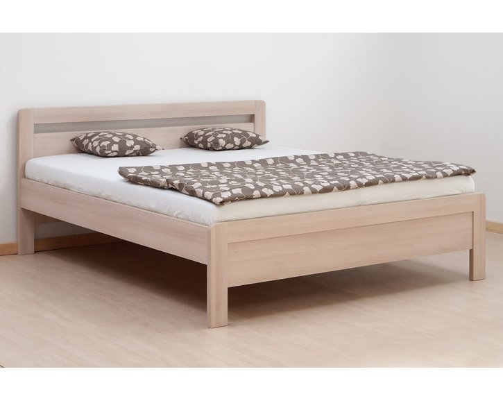 Manželská postel dvojlůžko KARLO - oblé, lamino, 160x200, 180x200 cm Manželská postel dvojlůžko KARLO - oblé, lamino, 160x200, 180x200 cm