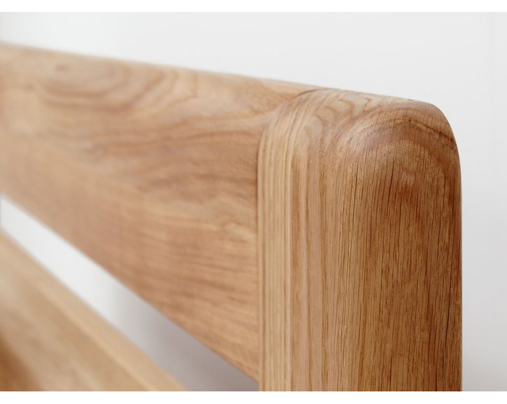 Zvýšená postel z masivu ADRIANA, masiv dub