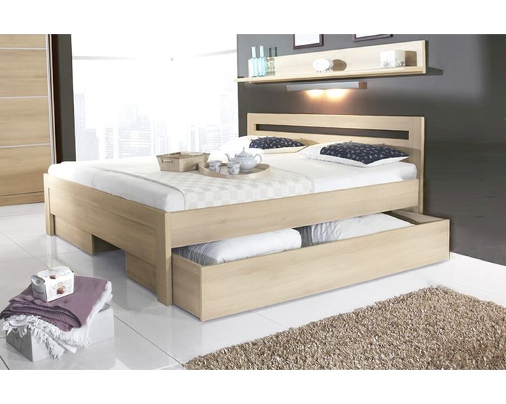 Úložný prostor pod postel celý, masiv buk Úložný prostor pod postel celý, masiv buk