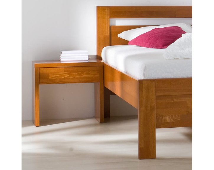 Noční stolek Klasik, masiv buk cink Noční stolek Klasik, masiv buk cink