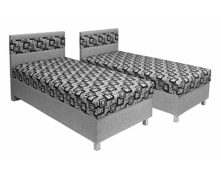 Čalouněná postel s úložným prostorem Agáta