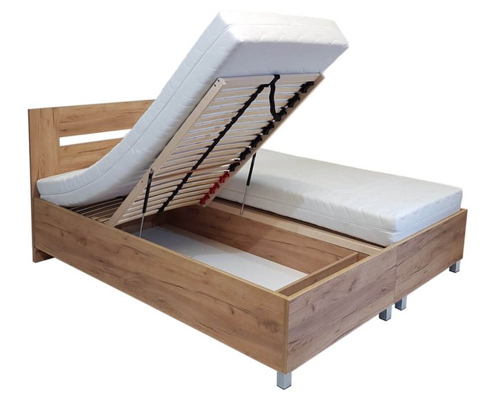 Zýšená postel s roštem a matrací Sandra Zýšená postel s roštem a matrací Sandra