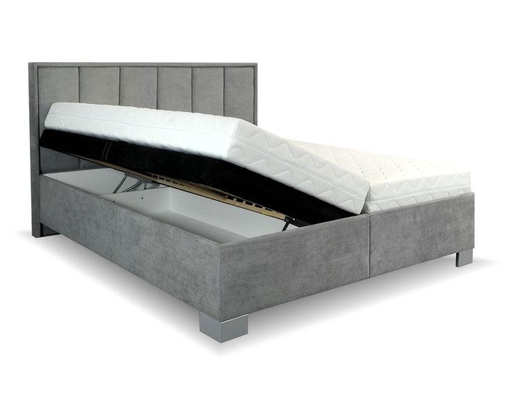 Zvýšená čalouněná postel s úložným prostorem Karin Zvýšená čalouněná postel s úložným prostorem Karin
