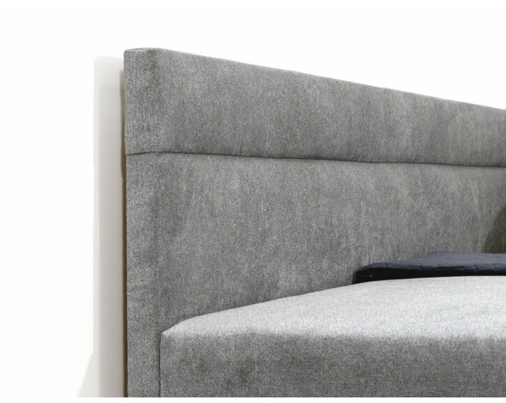 Detail čela - postel Variant 140 s dlouhým čelem Detail čela - postel Variant 140 s dlouhým čelem