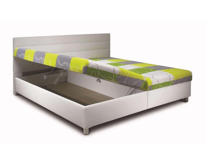 Čalouněná postel DESIGN, s úložným prostorem - pohled č. 3