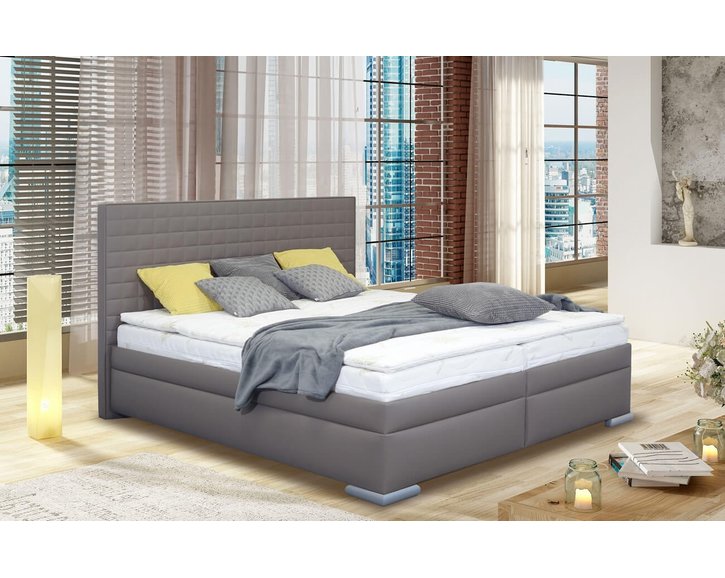Americká postel boxspring RIALTO, s úložným prostorem