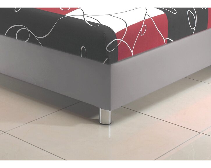 Čalouněná postel s čely a úložným prostorem Elite, 140x200 cm Čalouněná postel s čely a úložným prostorem Elite, 140x200 cm