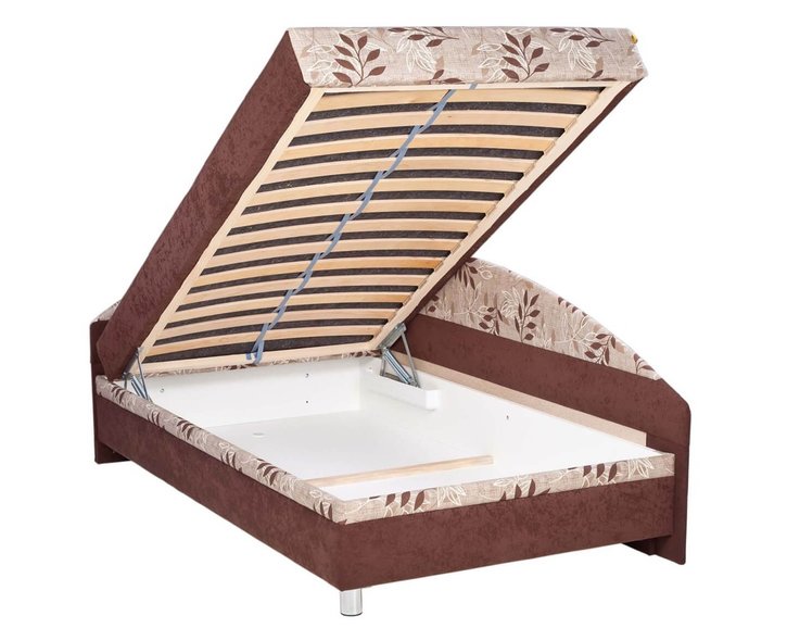 Čalouněná postel s čely a úložným prostorem Alexa Čalouněná postel s čely a úložným prostorem Alexa