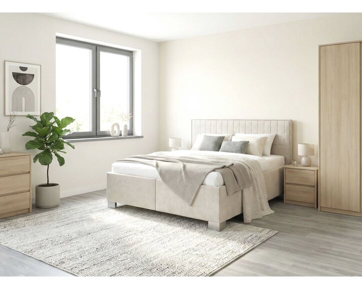 postel dvoulůžko s úložným prostorem BELARONA, rošty v ceně