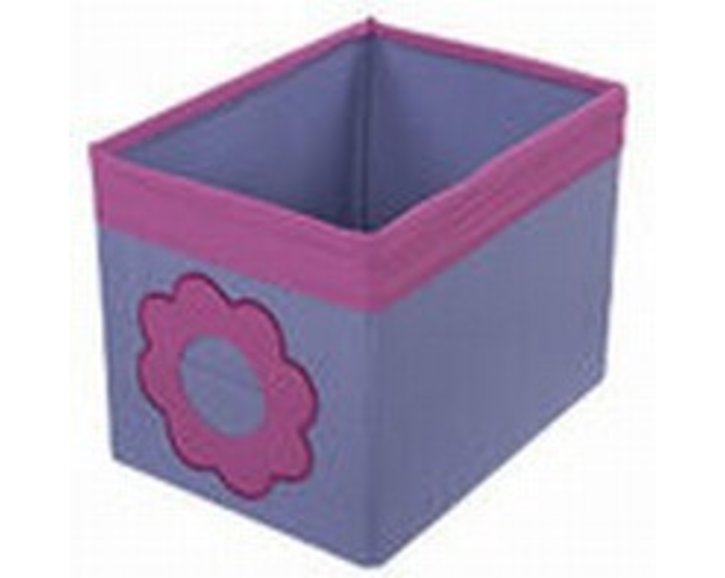 Textilní box do regálu D622 - Kytka - pohled č. 2