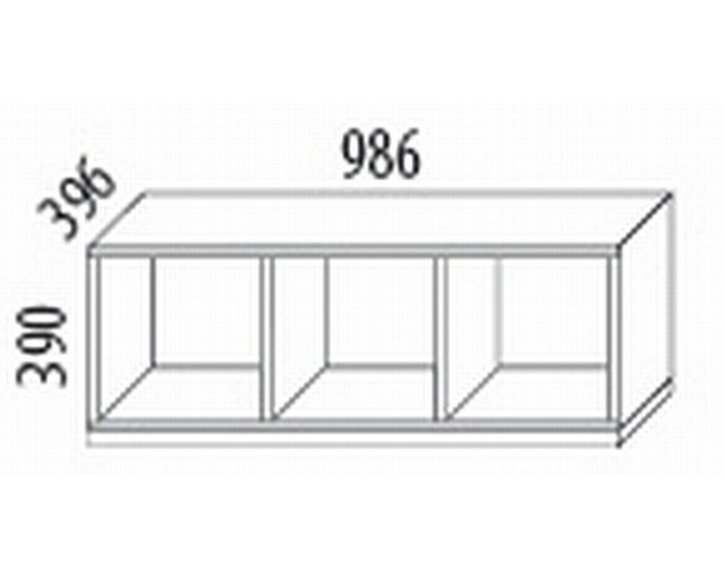 Regál D617,smrk Regál D617,smrk