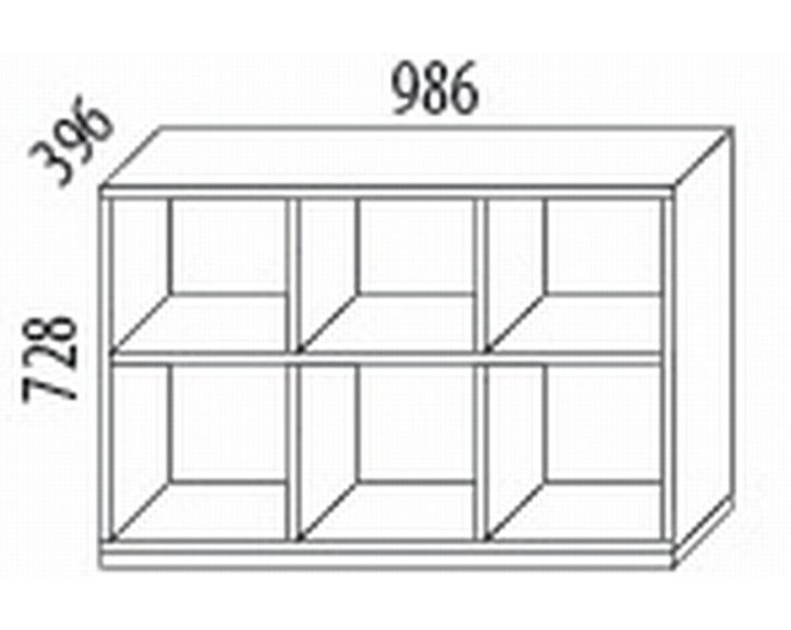 Regál D618, smrk Regál D618, smrk