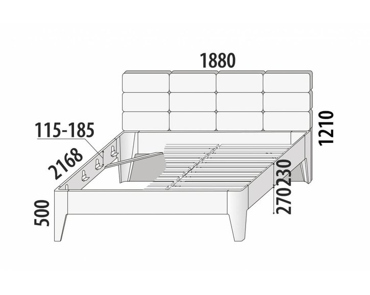 Manželská postel z masivu Fantazie F304, masiv buk