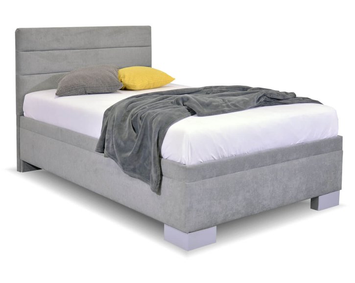 Čalouněná postel s úložným prostorem Fontana, 120x200 cm