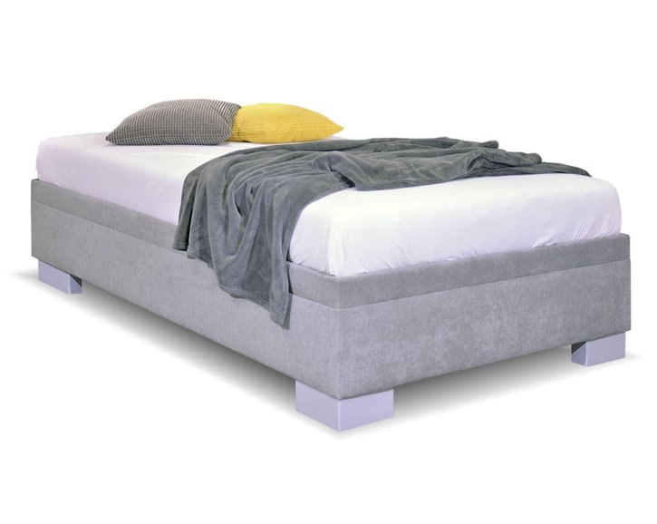 Čalouněná postel s úložným prostorem Litera, 140x200 cm