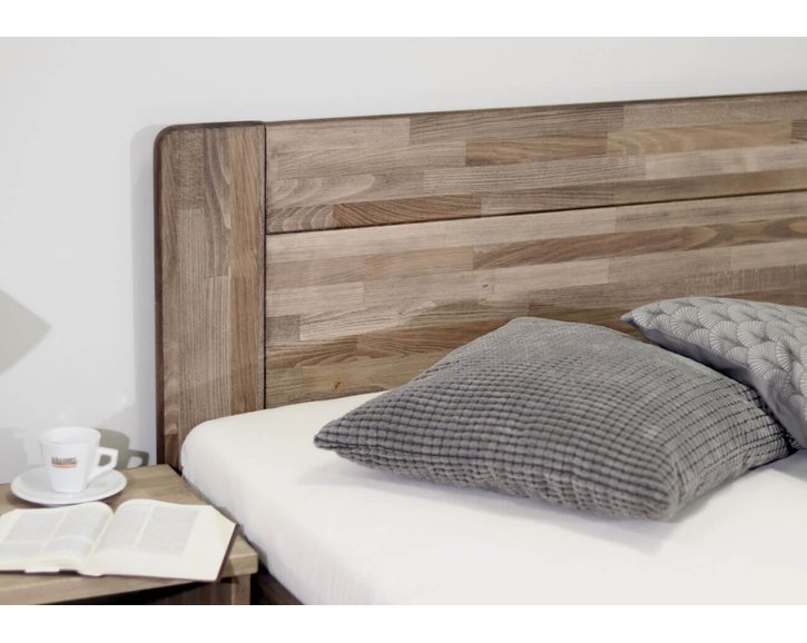 Postel s úložným prostorem ARION 2, 140x200, masiv buk