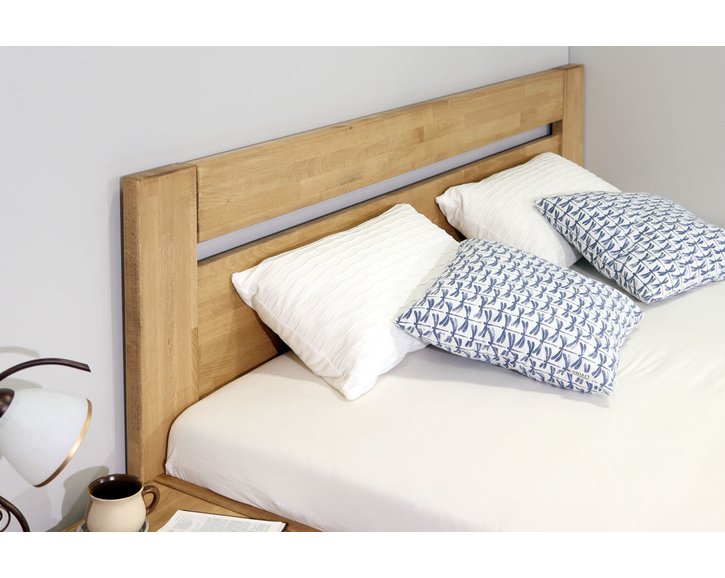 Postel dvoulůžko s úložným prostorem Orfeus, masiv buk