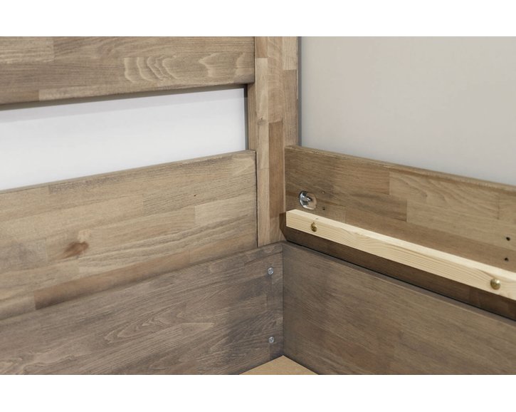 Postel s úložným prostorem Mistral, 80x200, 90x200, masiv buk