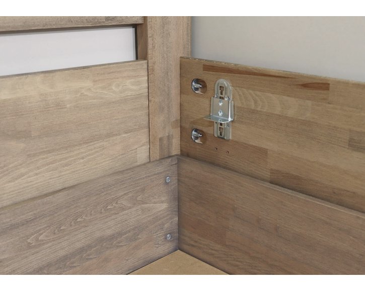 Zvýšená postel s úložným prostorem Primátor, 80x200, 90x200, masiv buk