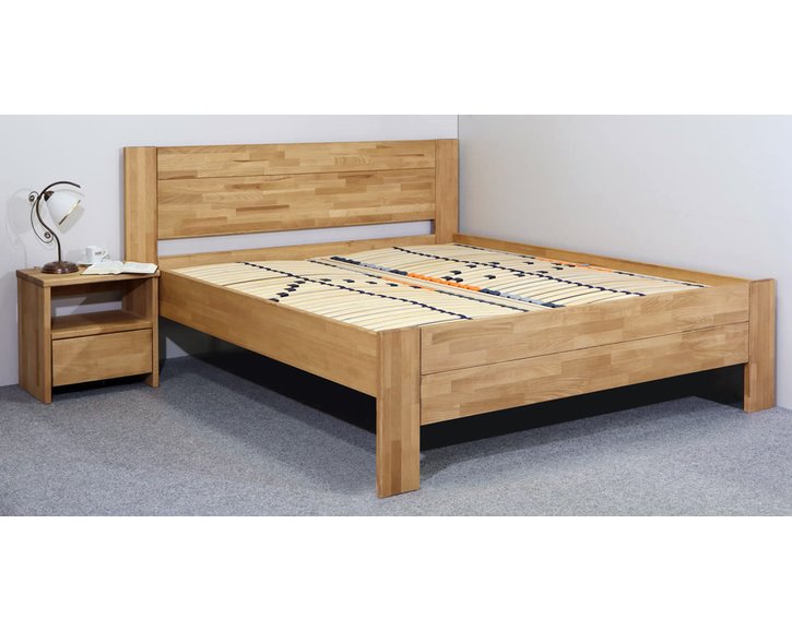 Zvýšená postel z masivu Trinity 2, masiv buk