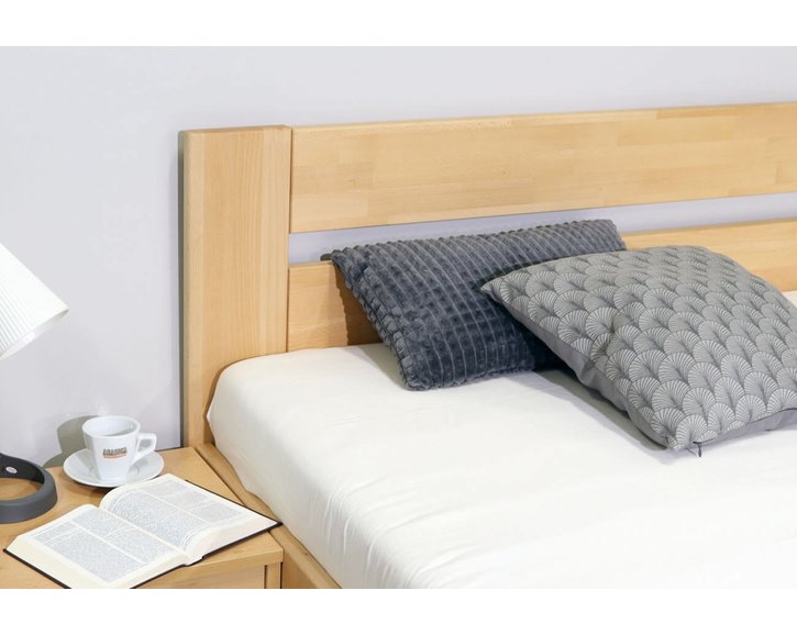 Postel z masivu Trinity, 140x200, masiv buk