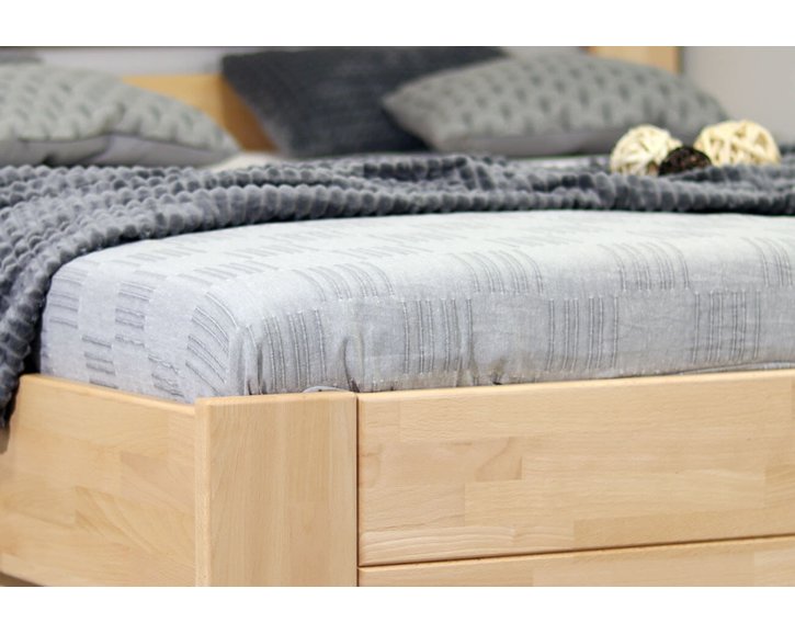 Postel z masivu Trinity, 140x200, masiv buk