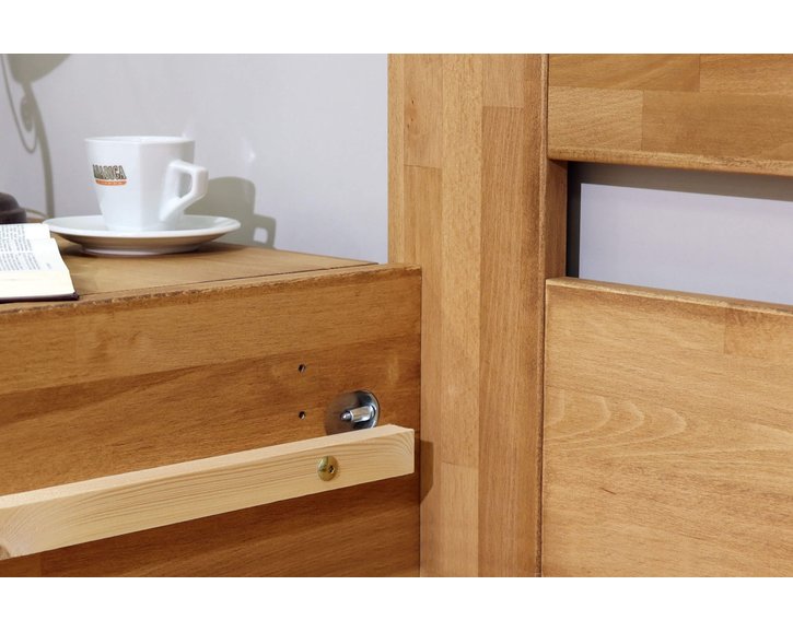 Postel z masivu Trinity 2, 120x200, masiv buk