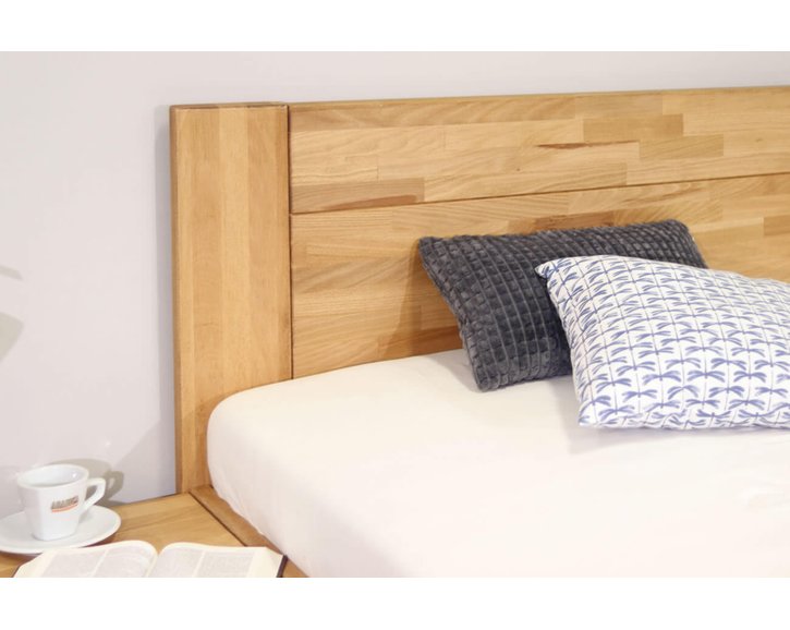 Postel s úložným prostorem Trinity 2, 80x200, 90x200, masiv buk