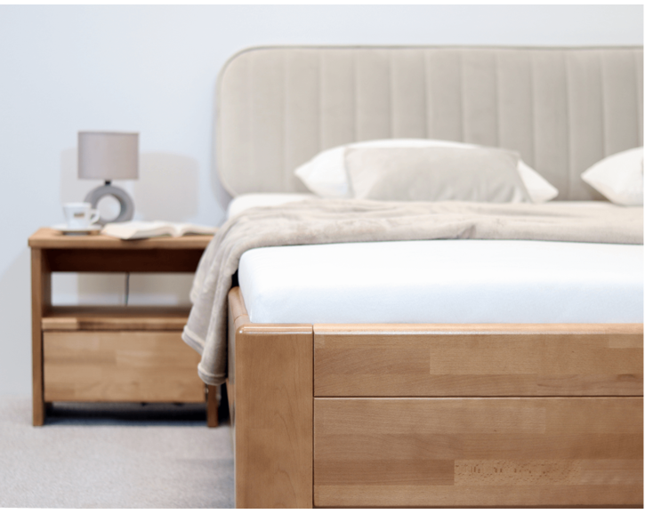 Detail hrany - postel Casanova 1