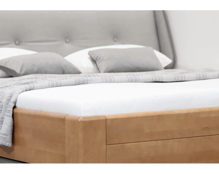 Zaoblení - dvoulůžko z masivu Casanova 2, masiv buk