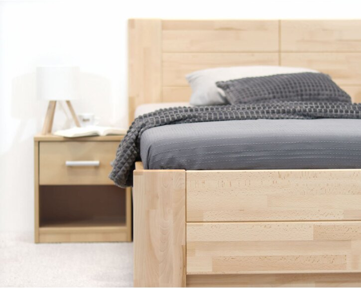 Čelo - dvoulůžko z masivu Energy, masiv buk Čelo - dvoulůžko z masivu Energy, masiv buk