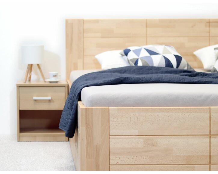 Detail čela - postel Energy Box Detail čela - postel Energy Box