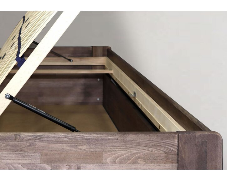 Zvýšená válenda s úložným prostorem Futon