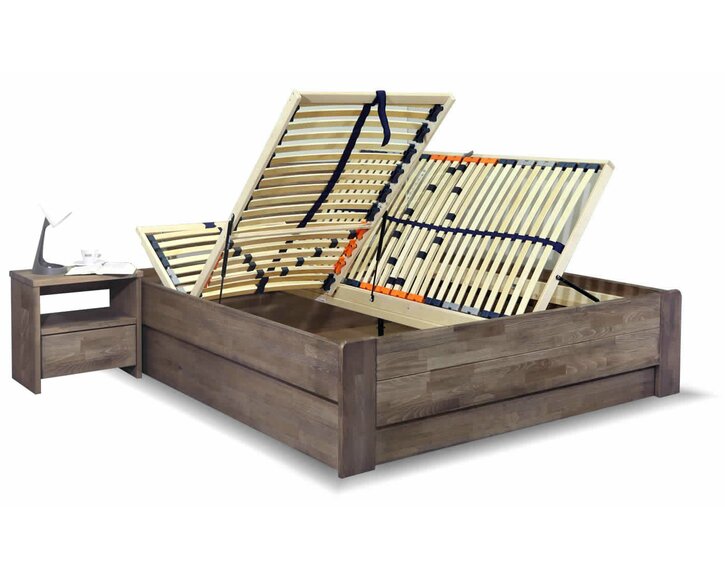 Zvýšená válenda dvoulůžko Futon