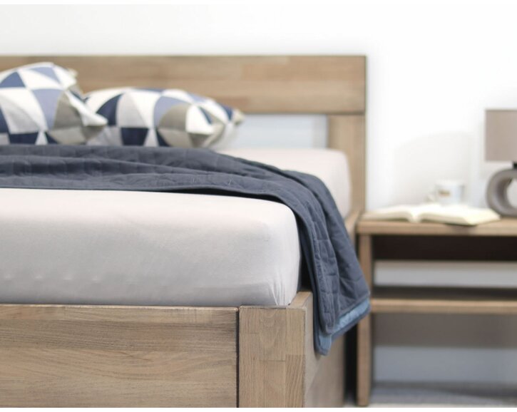 postel jednolůžko Tiffany 120x200, masiv buk, Levá