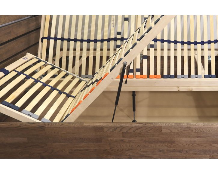 Postel s úložným prostorem Odysea, masiv dub