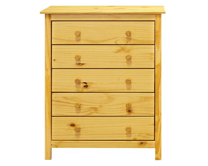 Komoda - 5 zásuvková IA8077, masiv smrk Komoda - 5 zásuvková IA8077, masiv smrk