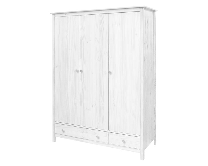 Skříň 3 dveřová IA8089B se zásuvkami, masiv borovice Skříň 3 dveřová IA8089B se zásuvkami, masiv borovice