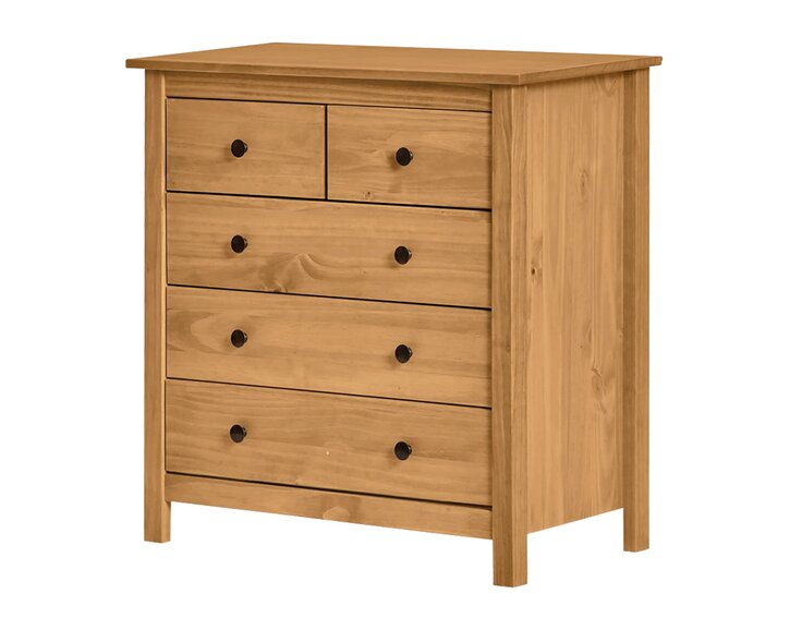 Komoda 5 zásuvková IA8091V, masiv borovice Komoda 5 zásuvková IA8091V, masiv borovice